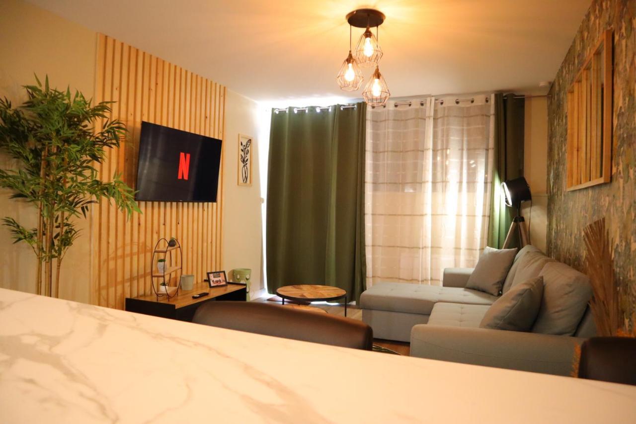 Appartement 1 Chambre Ambiance Tropicale - Centre De Bourbourg, Terrasse Privee Buitenkant foto